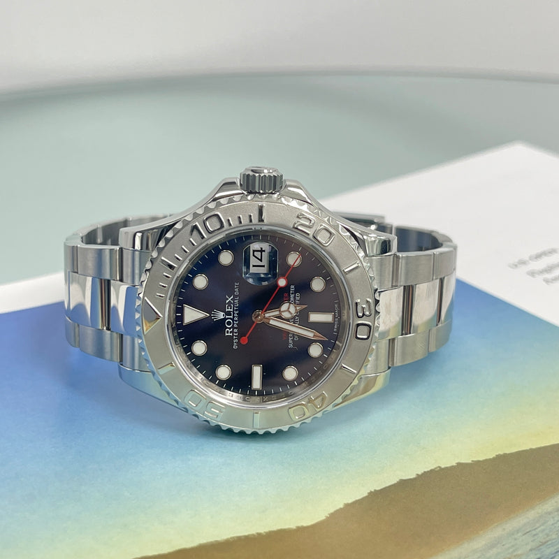 Rolex Yacht-Master 116622 with Dark Rhodium Dial