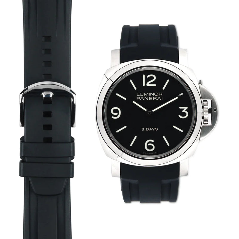Panerai Luminor 44mm CURVED END RUBBER STRAP