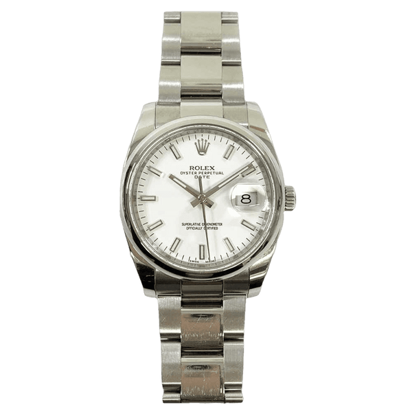 Rolex Oyster Perpetual 115200 White Dial Oct 2014