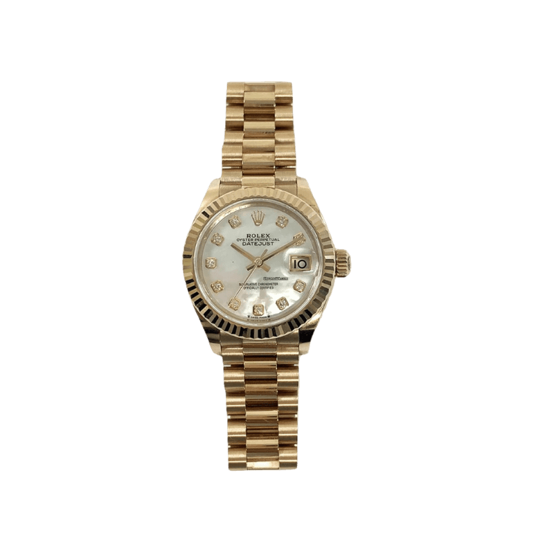 Rolex Lady-Datejust 279175 White Mop Diamond Dial