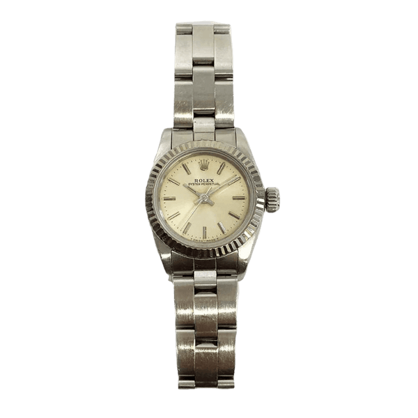 Rolex Oyster Perpetual 67194 Silver Dial