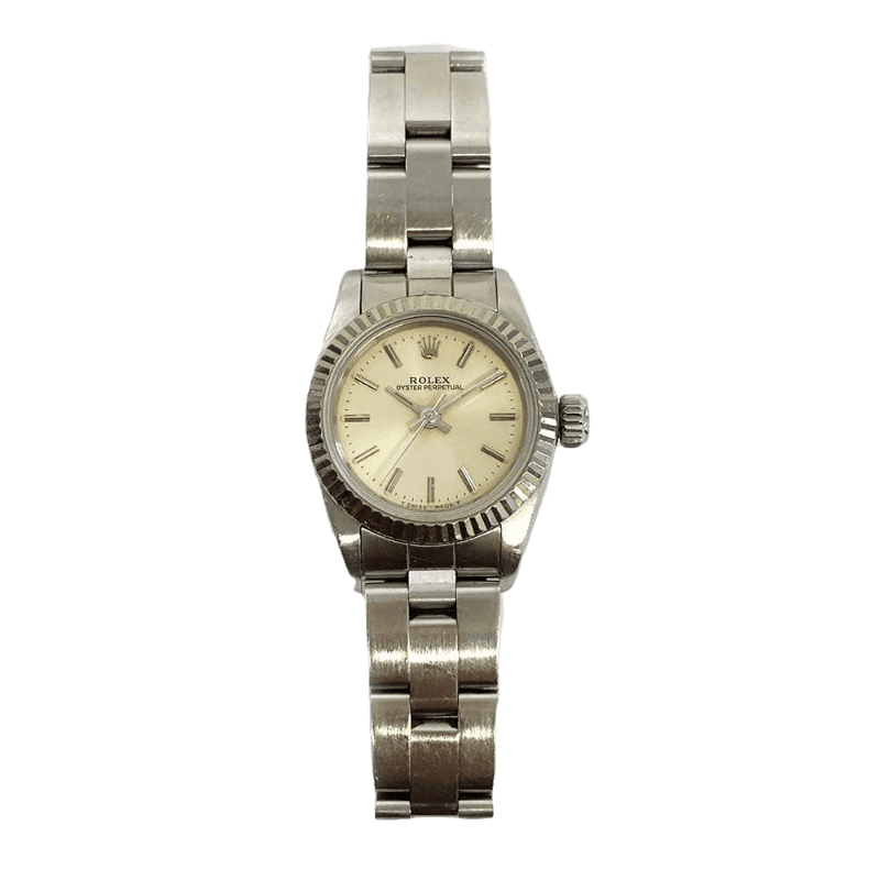 Rolex Oyster Perpetual 67194 Silver Dial