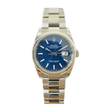 Datejust 126200 Blue Fluted Dial