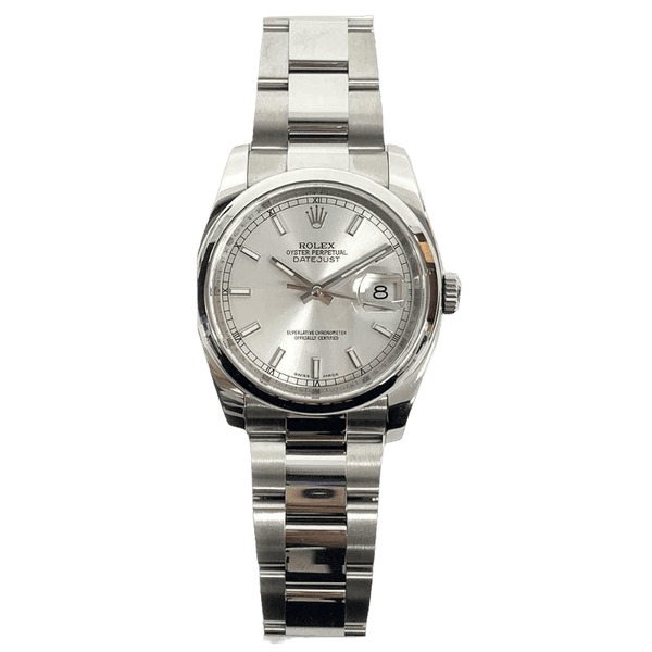 Rolex Datejust 116200 Silver Dial May 2013