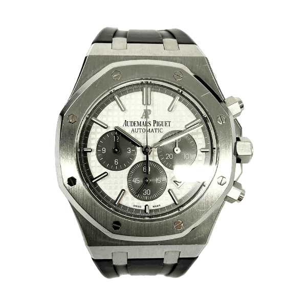 Audemars Piguet Royal Oak Chronograph QE II Cup 2015 Limited Edition White Dial Mar 2016