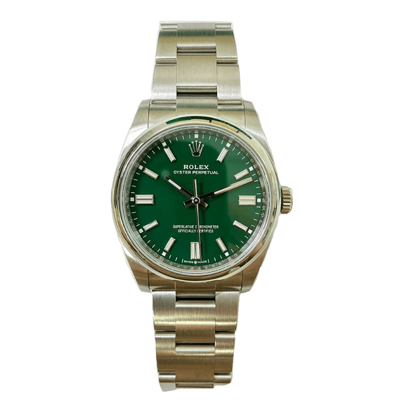 Rolex Oyster Perpetual 126000 Green Dial