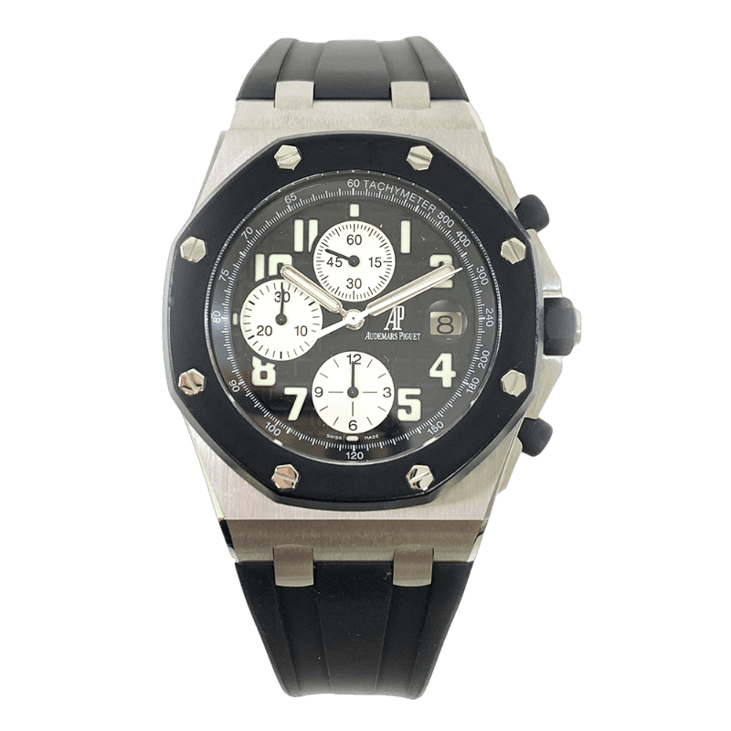 Audemars Piguet Royal Oak Offshore Chronograph 25940SK.OO.D002CA.01.A Black Arabic Dial Jan 2008