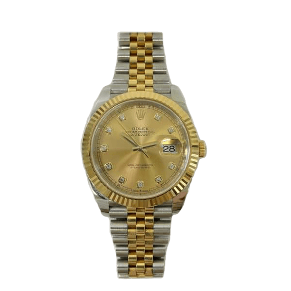 Rolex Datejust 126333 Champagne Diamond Dial