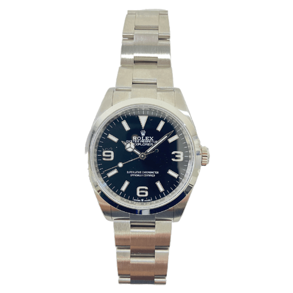 Rolex Explorer 124270 Black Dial Dec 2023