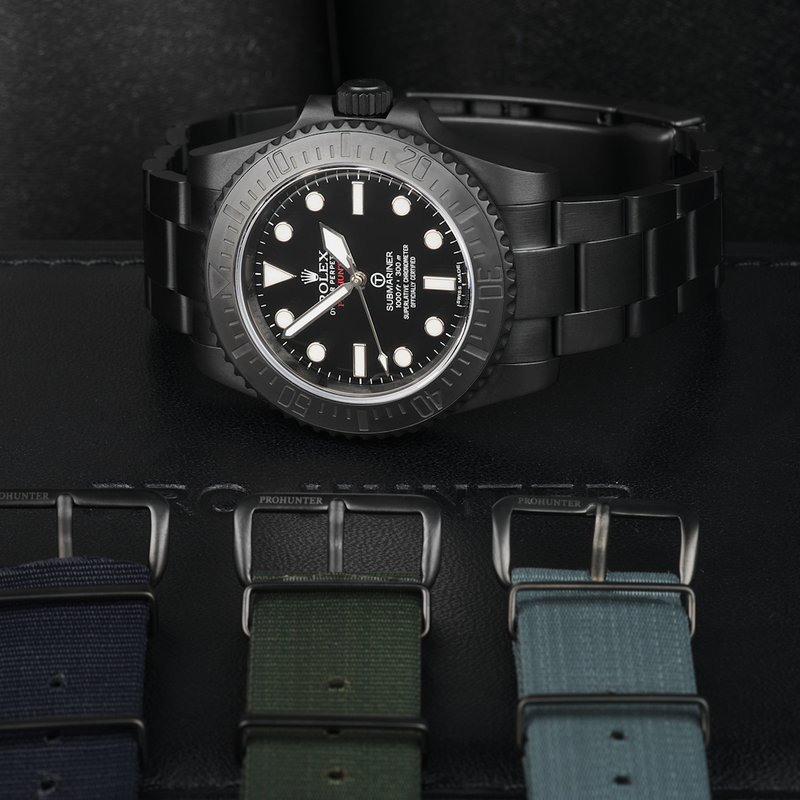 Pro Hunter Submariner Military with Bracelet