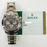 Rolex Cosmograph Daytona 116509 Black Diamond Dial