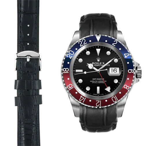 GMT 1675 & 16750 CURVED END LEATHER STRAP