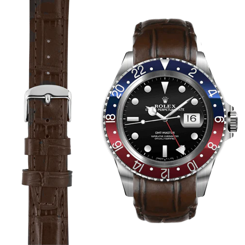 GMT 1675 & 16750 CURVED END LEATHER STRAP