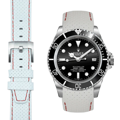 Sea-Dweller CURVED END RACING LEATHER STRAP