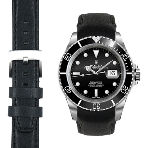 Submariner Date CURVED END LEATHER STRAP