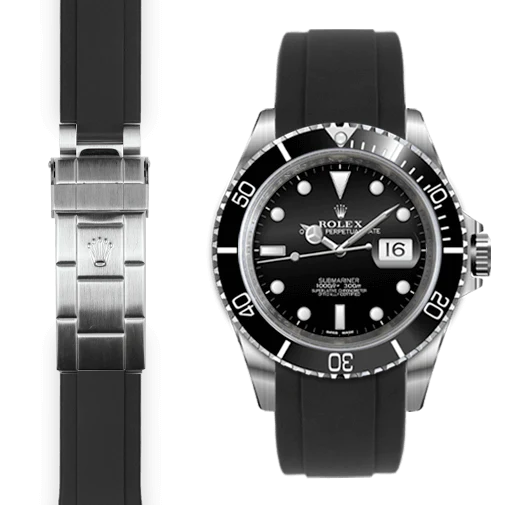 Submariner CURVED END RUBBER STRAP