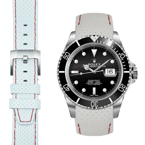 Submariner Date CURVED END RACING LEATHER STRAP