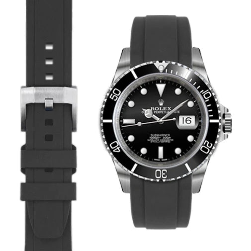 Submariner Date CURVED END RUBBER STRAP