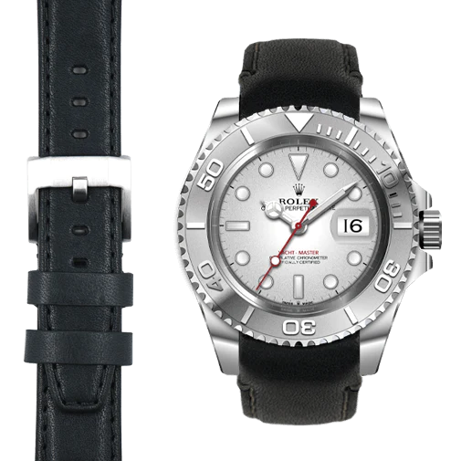 Yacht-Master CURVED END LEATHER STRAP
