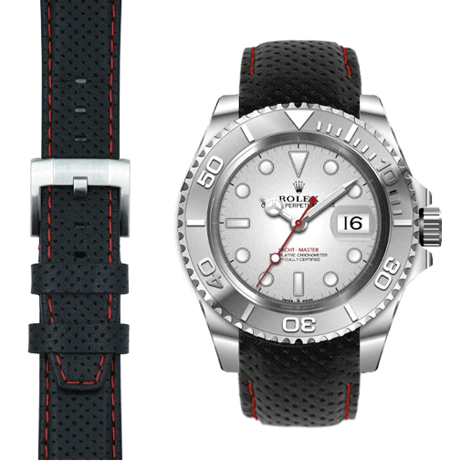 Yacht-Master CURVED END RACING LEATHER STRAP