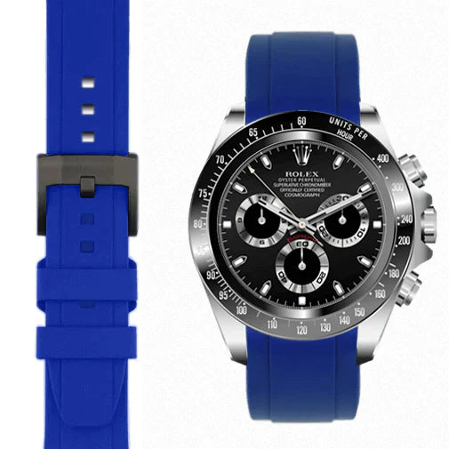 Ceramic Daytona CURVED END RUBBER STRAP