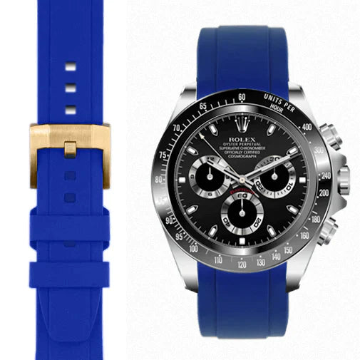 Ceramic Daytona CURVED END RUBBER STRAP