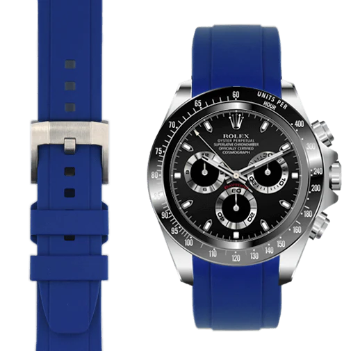 Ceramic Daytona CURVED END RUBBER STRAP