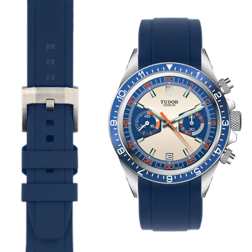 Tudor Heritage Chronograph CURVED END RUBBER STRAP