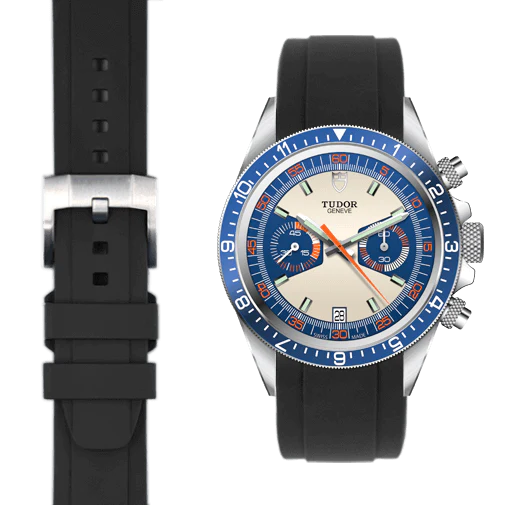 Tudor Heritage Chronograph CURVED END RUBBER STRAP
