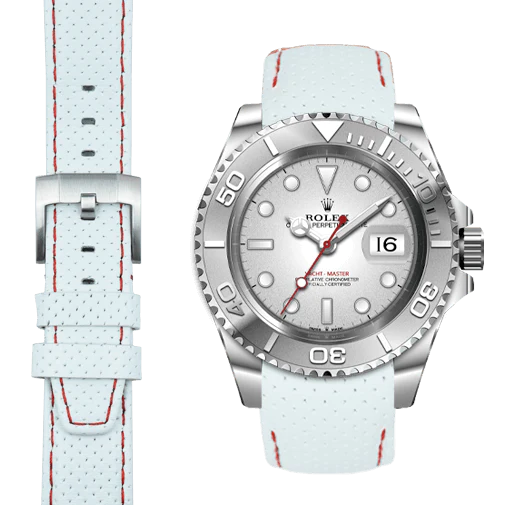 Yacht-Master CURVED END RACING LEATHER STRAP